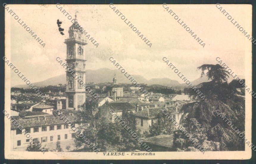 Varese Città ABRASA cartolina LQ6684 – fronte