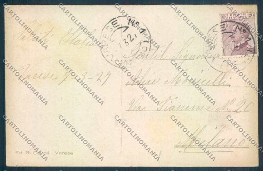 Varese Città cartolina LQ6686 – retro