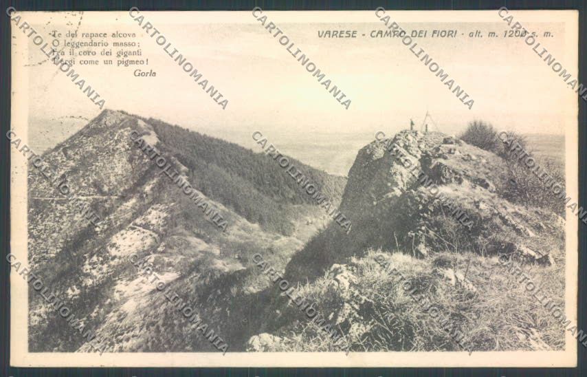 Varese Campo dei Fiori cartolina LQ6707 – fronte