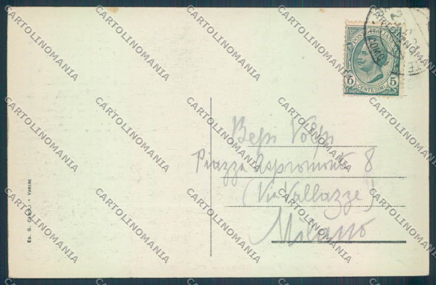 Varese Campo dei Fiori cartolina LQ6710 – retro