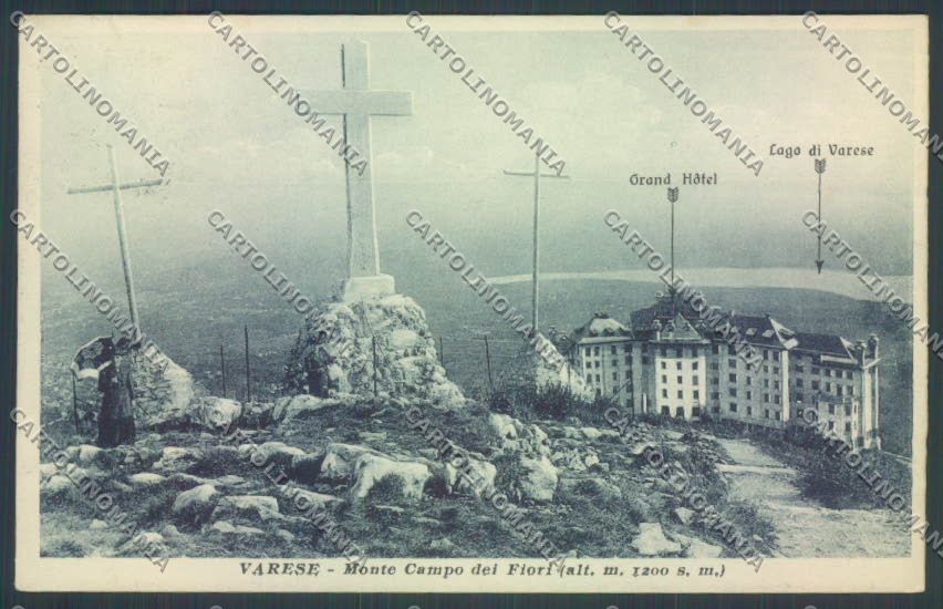 Varese Campo dei Fiori cartolina LQ6711 – fronte