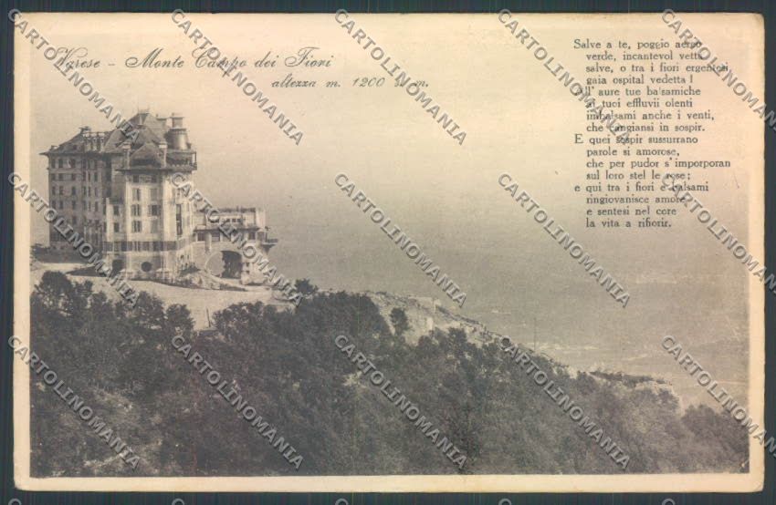 Varese Campo dei Fiori cartolina LQ6713 – fronte