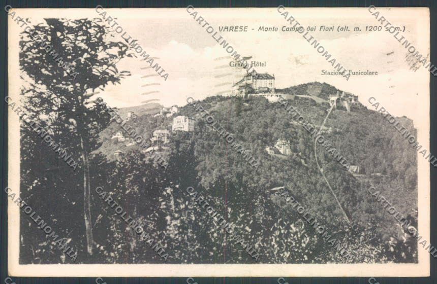 Varese Campo dei Fiori cartolina LQ6716 – fronte