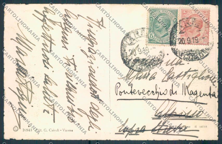 Varese Campo dei Fiori cartolina LQ6719 – retro