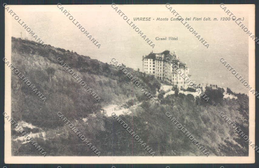 Varese Campo dei Fiori PIEGHINA cartolina LQ6722 – fronte