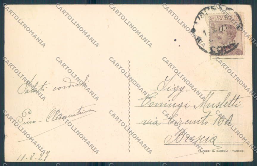 Varese Campo dei Fiori cartolina LQ6726 – retro