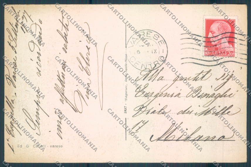 Varese Campo dei Fiori cartolina LQ6730 – retro