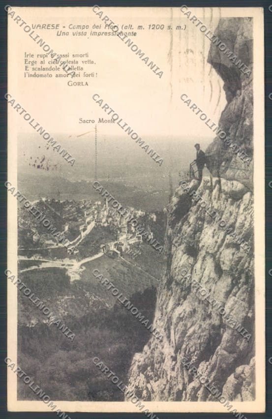 Varese Campo dei Fiori cartolina LQ6759 – fronte