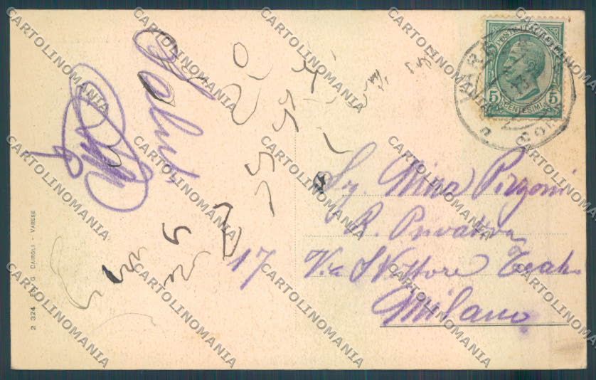 Varese Campo dei Fiori cartolina LQ6762 – retro