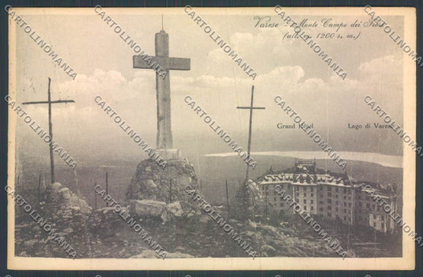 Varese Campo dei Fiori PIEGHINE cartolina LQ6763 – fronte
