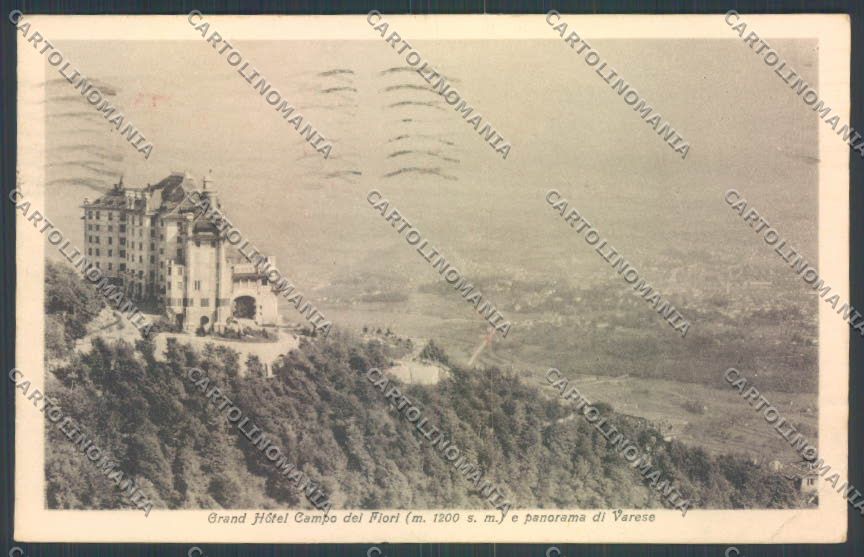 Varese Campo dei Fiori PIEGHINA cartolina LQ6773 – fronte