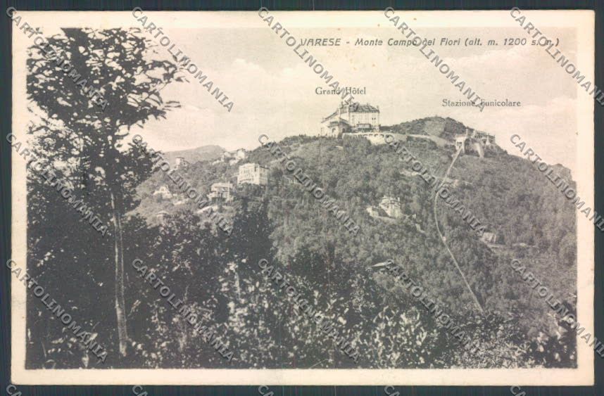 Varese Campo dei Fiori Funicolare cartolina LQ6774 – fronte