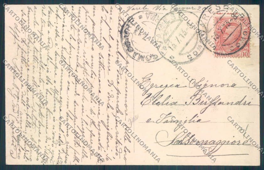 Varese Campo dei Fiori PIEGHINA cartolina LQ6785 – retro