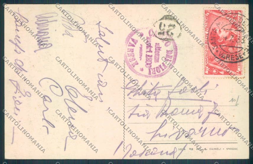 Varese Campo dei Fiori cartolina LQ6789 – retro
