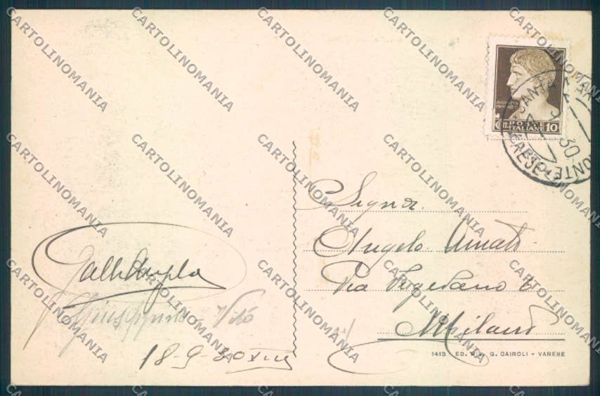 Varese Sacro Monte cartolina LQ6794 – retro