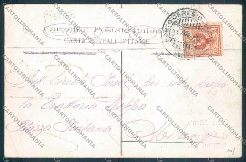 Varese Sacro Monte PIEGHE cartolina LQ6796 – retro