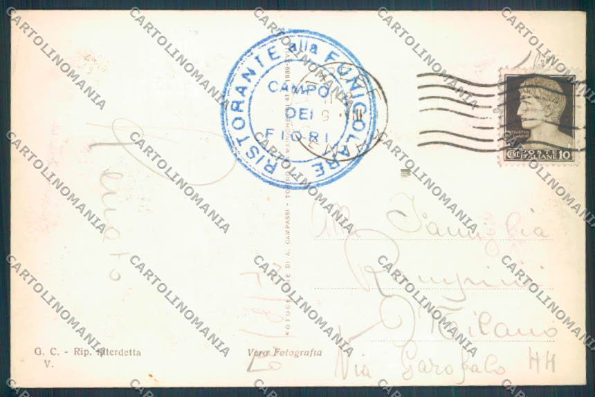 Varese Campo dei Fiori Foto cartolina LQ6798 – retro