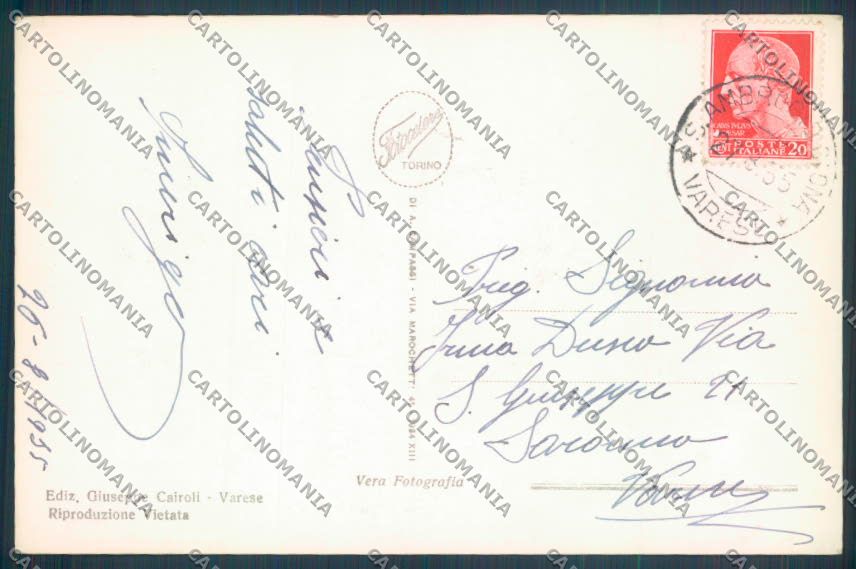 Varese Campo dei Fiori Foto cartolina LQ6801 – retro