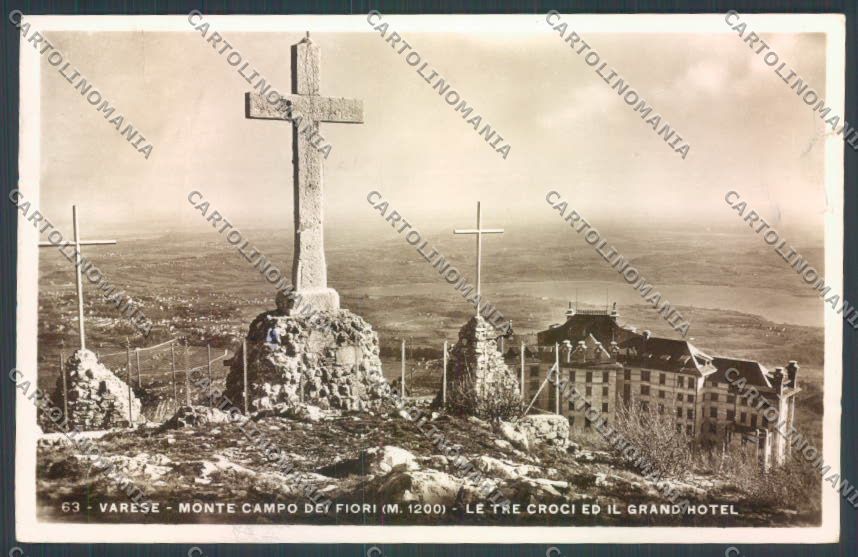 Varese Campo dei Fiori STRAPPINI Foto cartolina LQ6805 – fronte