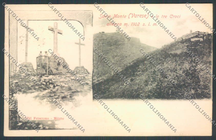 Varese Sacro Monte cartolina LQ6809 – fronte