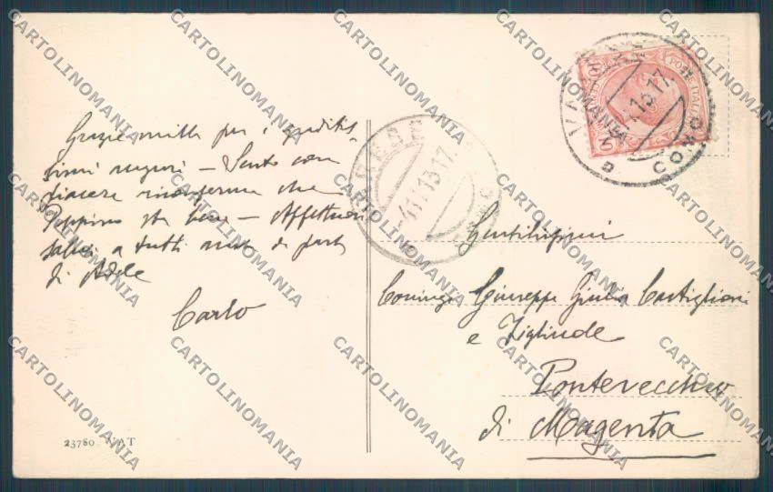 Varese Campo dei Fiori cartolina LQ6816 – retro