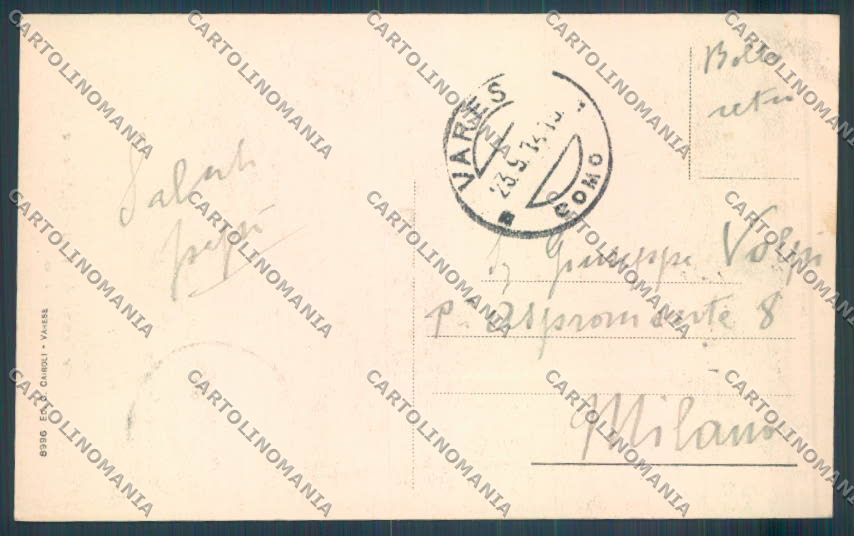 Varese Campo dei Fiori cartolina LQ6825 – retro