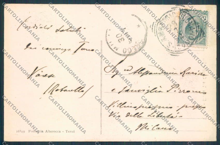 Varese Campo dei Fiori cartolina LQ6827 – retro