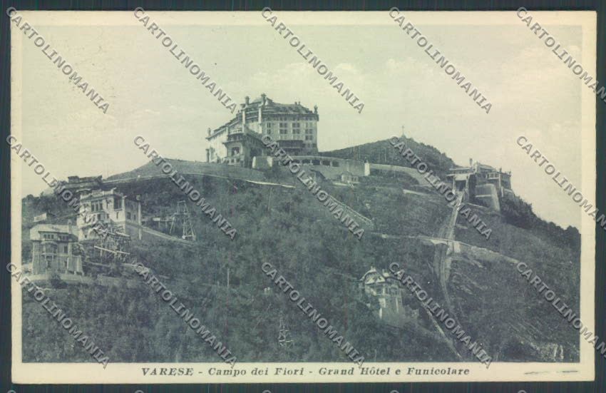 Varese Campo dei Fiori Funicolare cartolina LQ6830 – fronte