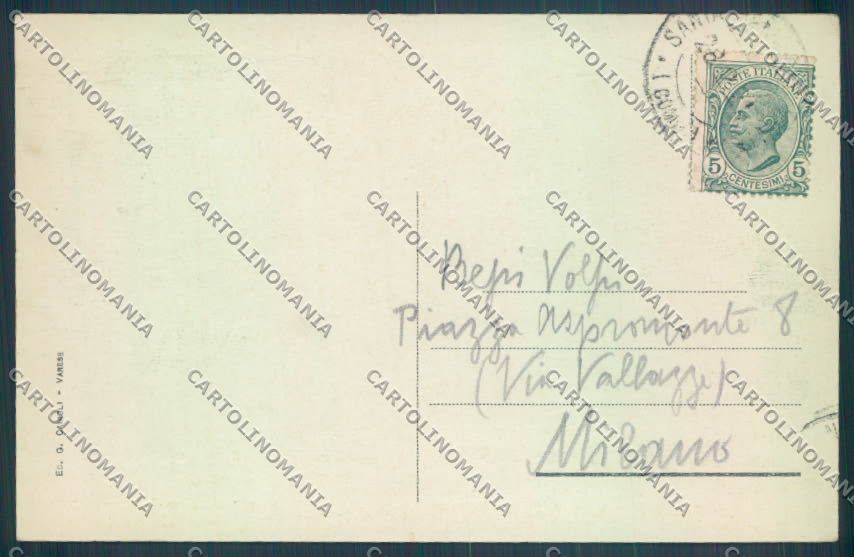 Varese Campo dei Fiori Funicolare cartolina LQ6830 – retro
