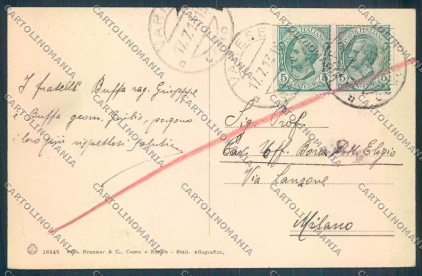 Varese Campo dei Fiori cartolina LQ6837 – retro