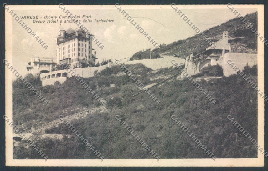 Varese Campo dei Fiori Funicolare cartolina LQ6838 – fronte