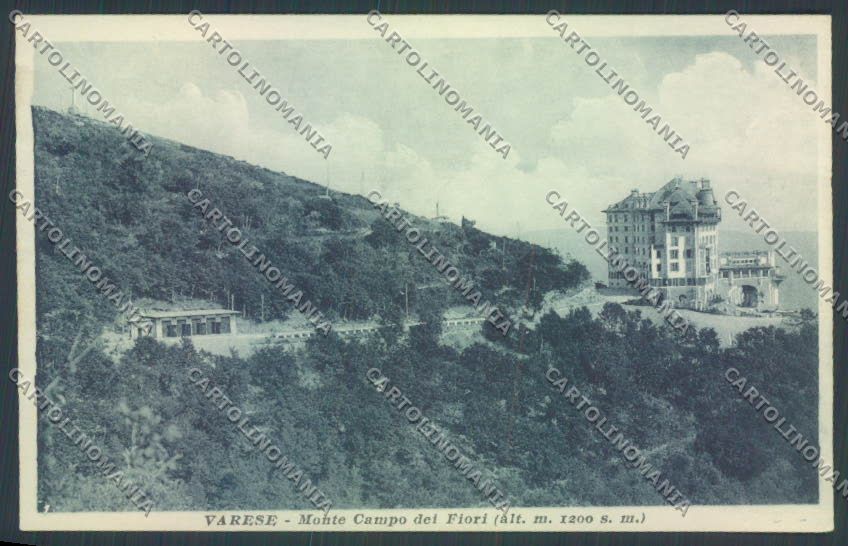 Varese Campo dei Fiori PIEGHINA cartolina LQ6839 – fronte