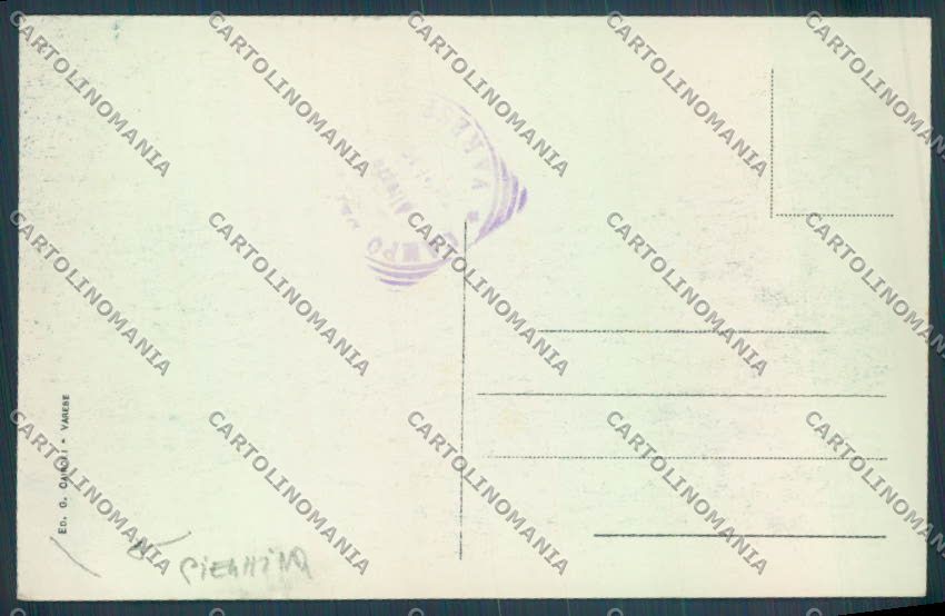 Varese Campo dei Fiori PIEGHINA cartolina LQ6839 – retro