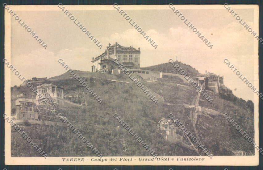 Varese Campo dei Fiori Funicolare cartolina LQ6849 – fronte