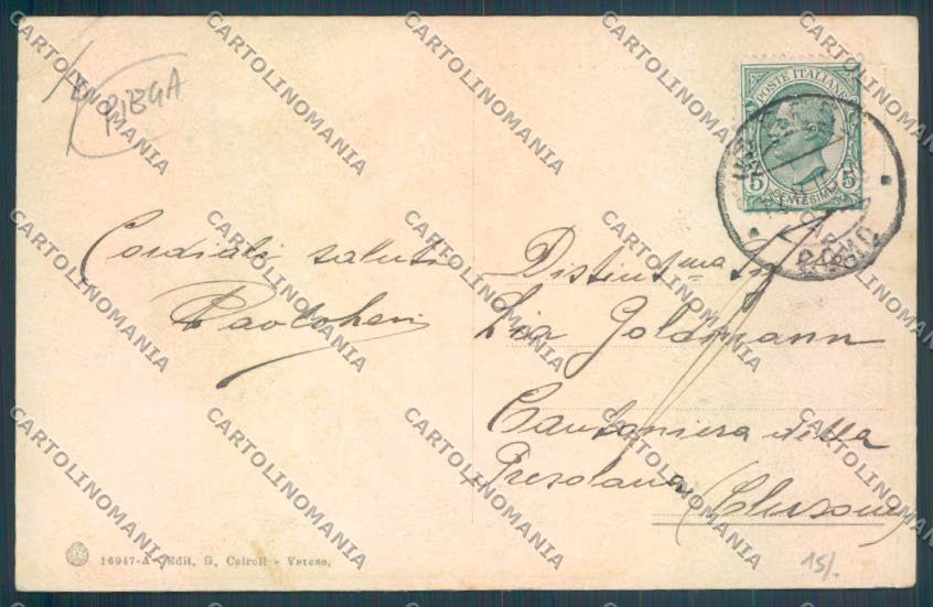Varese Campo dei Fiori PIEGA cartolina LQ6850 – retro