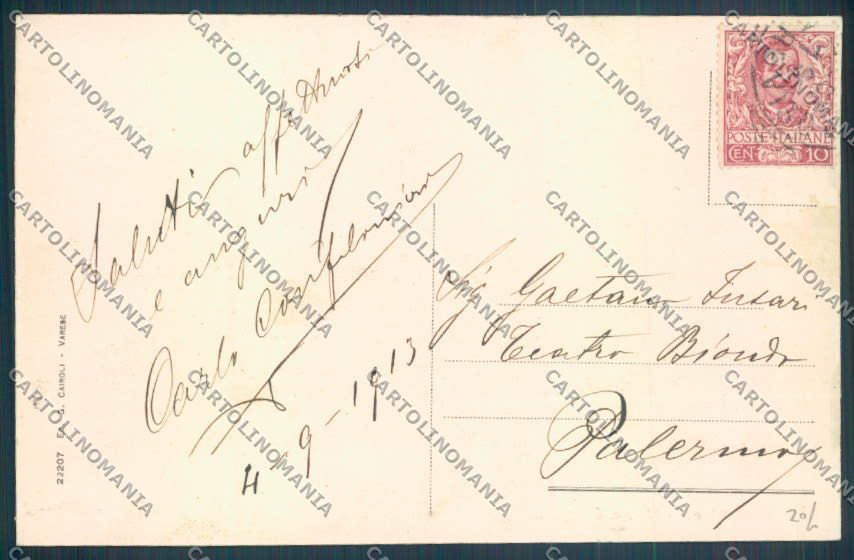 Varese Campo dei Fiori cartolina LQ6861 – retro
