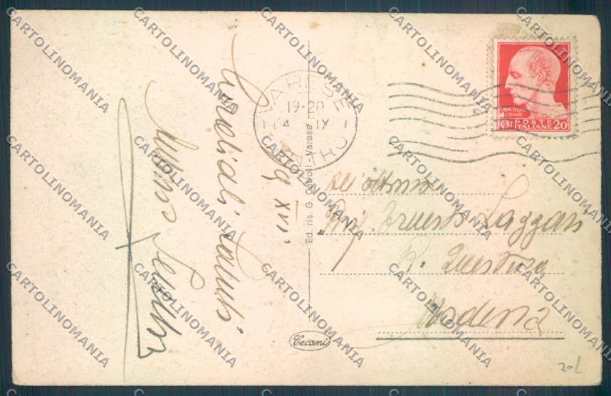 Varese Campo dei Fiori Funicolare cartolina LQ6863 – retro