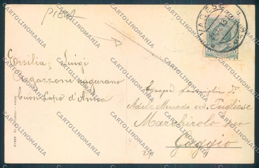Varese Campo dei Fiori PIEGA cartolina LQ6868 – retro