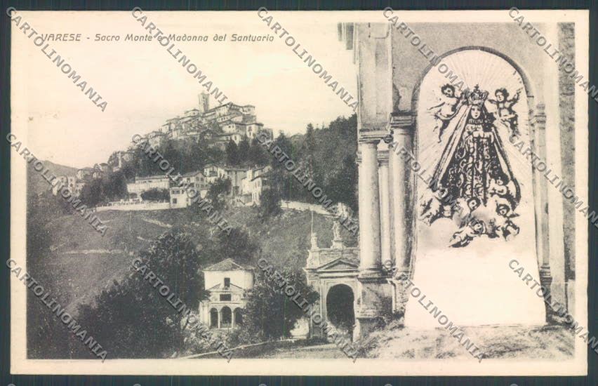 Varese Sacro Monte cartolina LQ6871 – fronte
