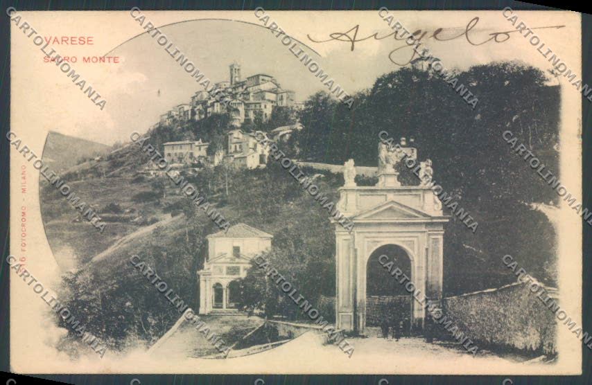 Varese Sacro Monte cartolina LQ6872 – fronte