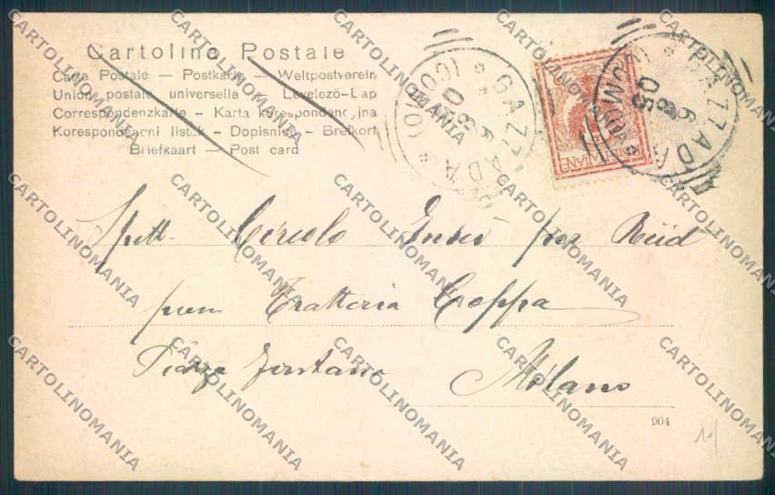 Varese Sacro Monte cartolina LQ6875 – retro