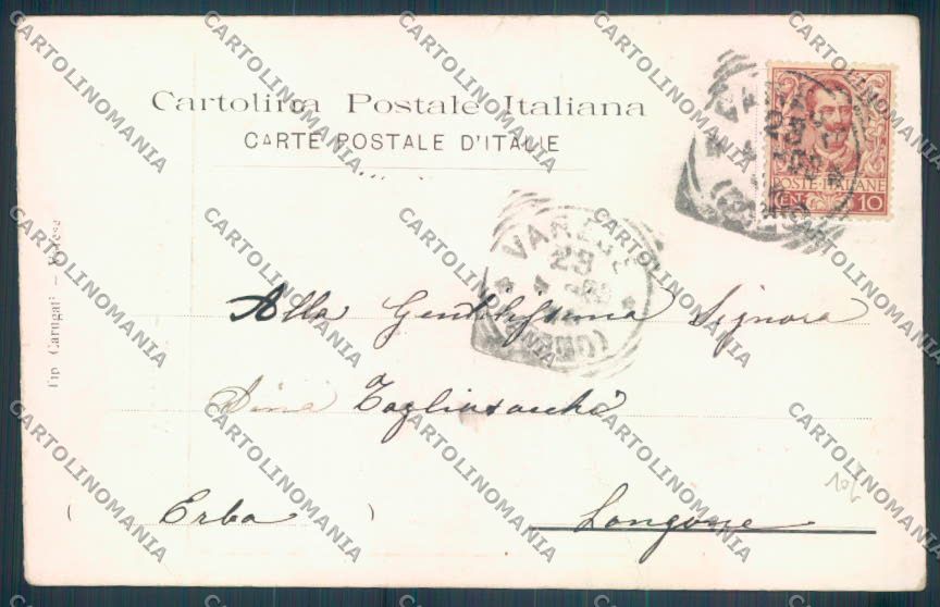 Varese Sacro Monte cartolina LQ6876 – retro