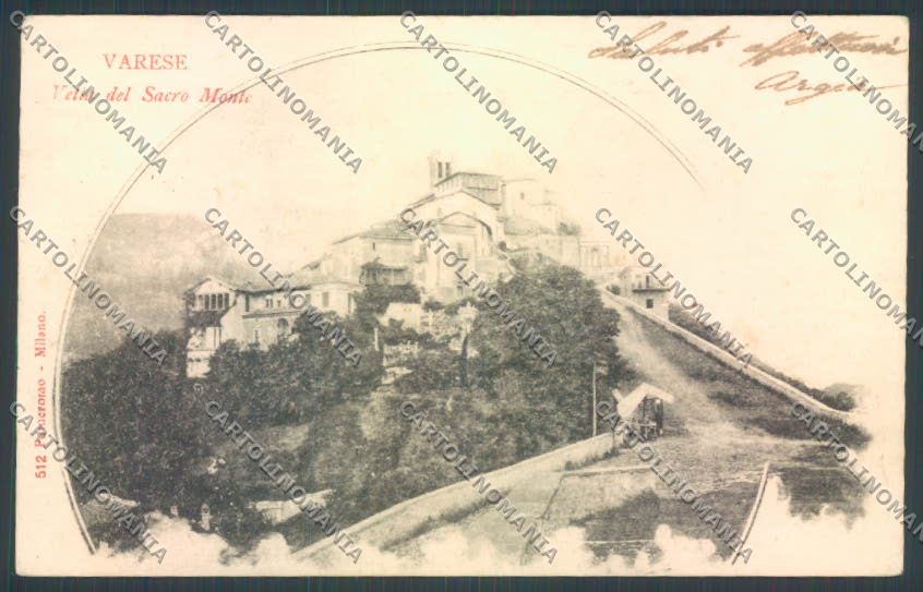 Varese Sacro Monte cartolina LQ6879 – fronte