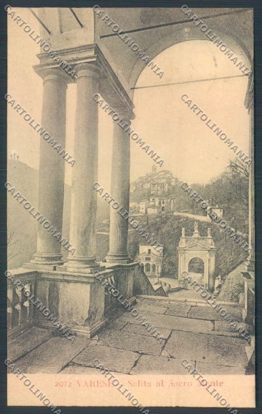 Varese Sacro Monte cartolina LQ6881 – fronte