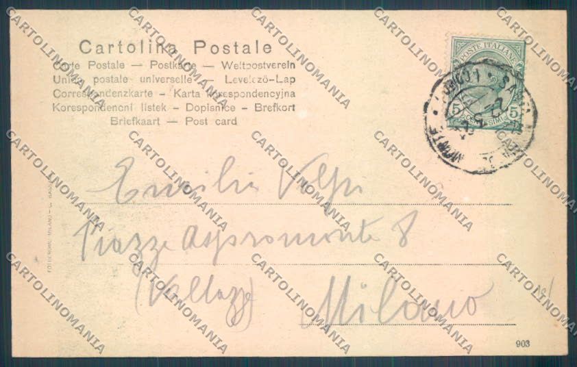 Varese Sacro Monte cartolina LQ6881 – retro
