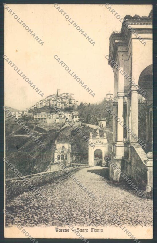 Varese Sacro Monte cartolina LQ6882 – fronte