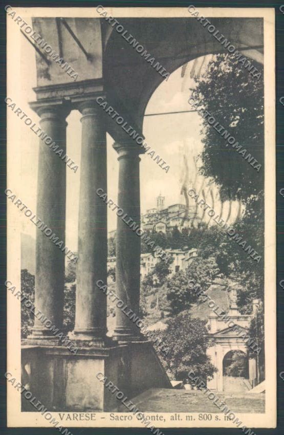 Varese Sacro Monte cartolina LQ6883 – fronte