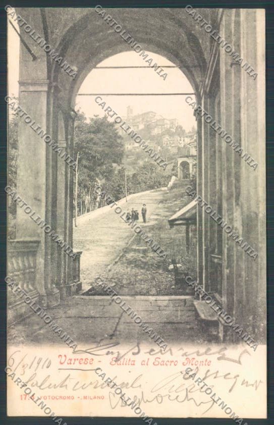 Varese Sacro Monte cartolina LQ6885 – fronte