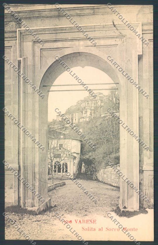 Varese Sacro Monte cartolina LQ6886 – fronte