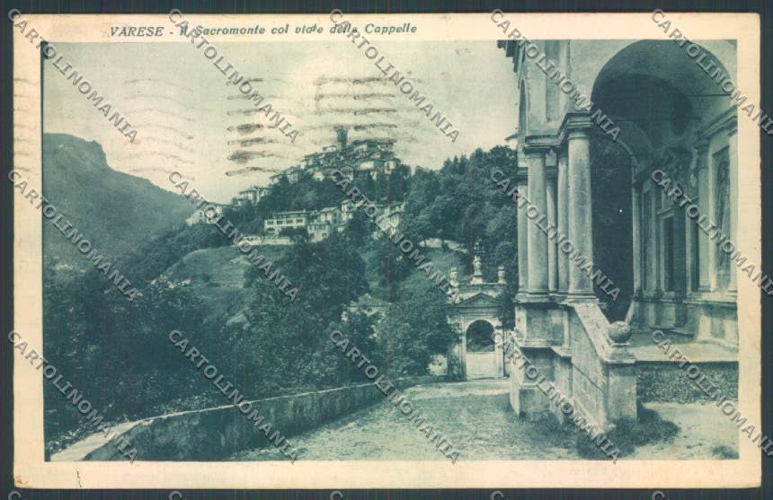 Varese Sacro Monte cartolina LQ6888 – fronte